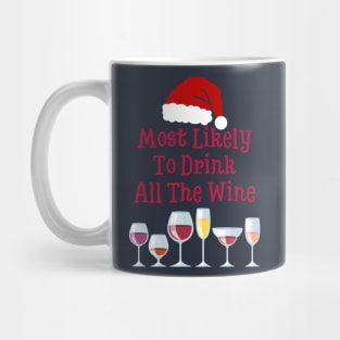 Most Likely To Drink All The Wine Mug